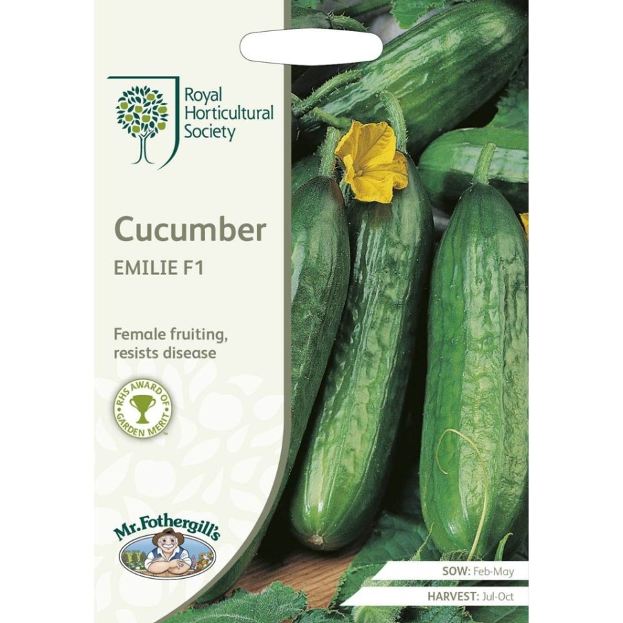 Homebase Seeds | Rhs Cucumber Emilie F1 Seeds