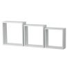 Homebase Wall Shelves | 3 Wall Cubes - Matt White