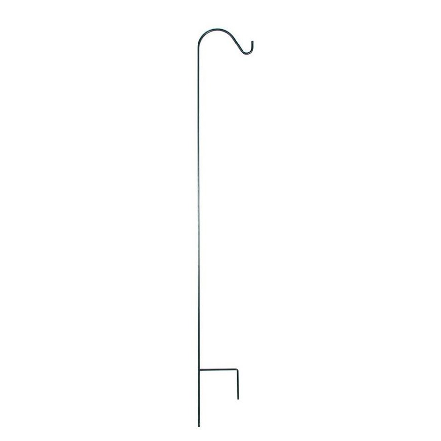 Homebase Trellis | Single Shepherd Garden Hook 64 Inch - Black