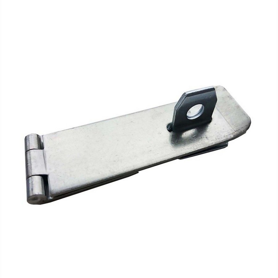 Homebase Garden Fencing | Safety Hasp & Staple - Zinc - 76Mm