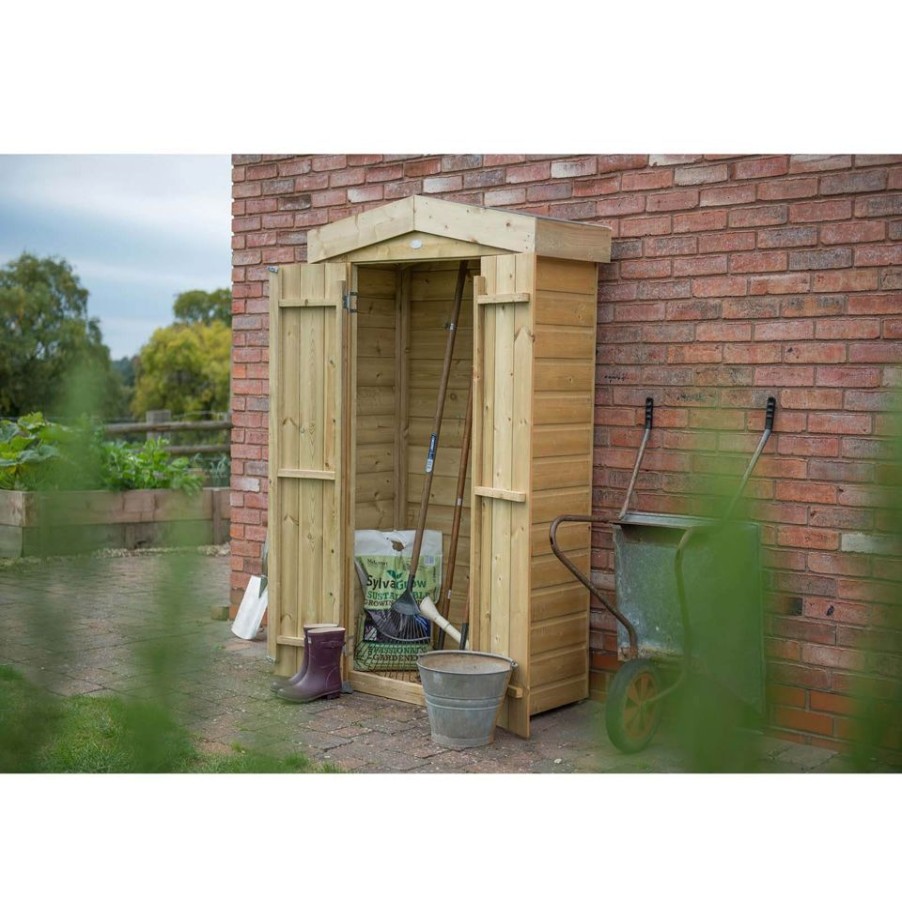 Homebase Garden Storage | Forest Garden Wooden Tall Shiplap Apex Garden Store