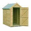 Homebase Garden Sheds | Shire 6 X 4Ft Pressure Treated Overlap Garden Shed