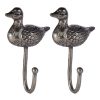 Homebase Hallway Furniture | Country Living Duck Wall Hook - Set Of 2