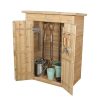 Homebase Garden Storage | Forest (Installation Included) Wooden Pentagonal Garden Store