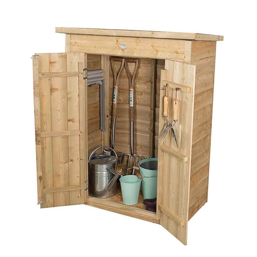 Homebase Garden Storage | Forest (Installation Included) Wooden Pentagonal Garden Store