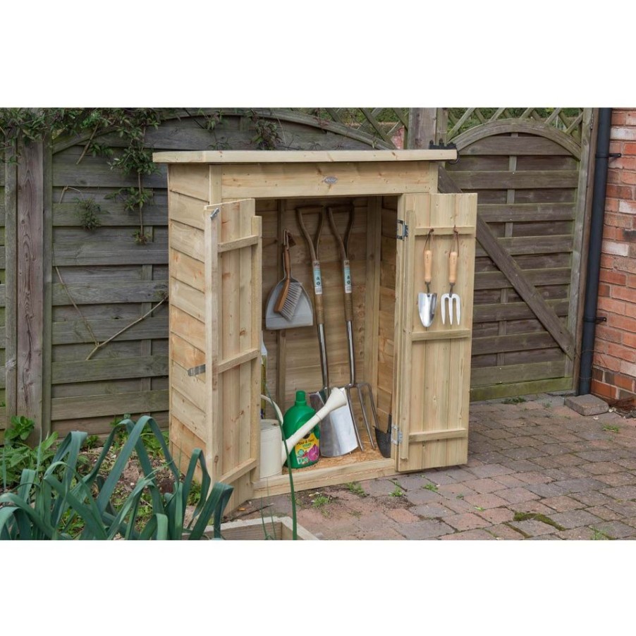 Homebase Garden Storage | Forest (Installation Included) Wooden Pentagonal Garden Store