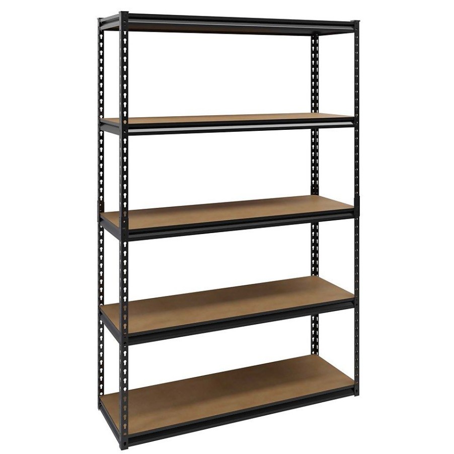 Homebase Garage Storage | Handy 5 Mdf Shelf Storage Unit 200Kg - 1200 X 1830 X 400Mm