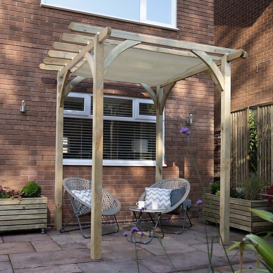 Homebase Gazebos & Marquees | Ultima Pergola - 2.4 X 2.4M With Canopy