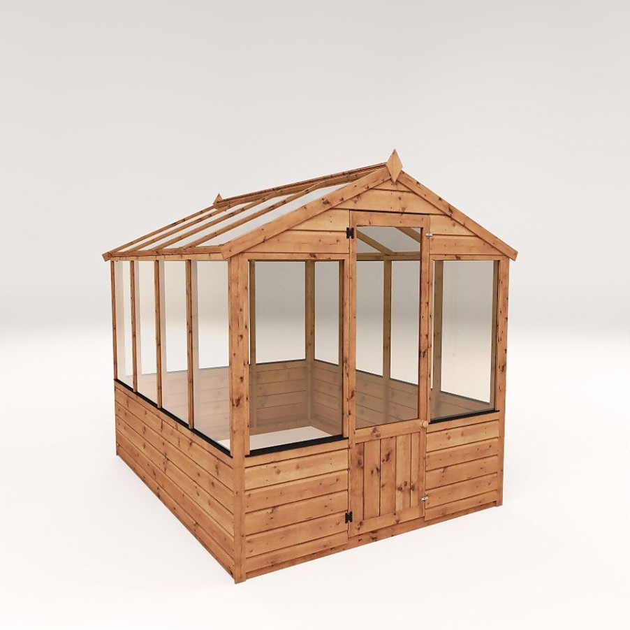 Homebase Greenhouses | Mercia Wooden Greenhouse - 8X6Ft