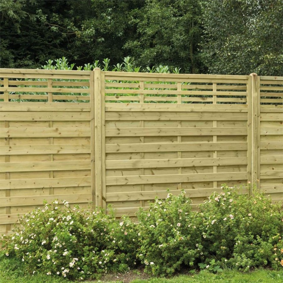 Homebase Garden Fencing | Forest Kyoto Fence Panel - 6Ft - Pack Of 3