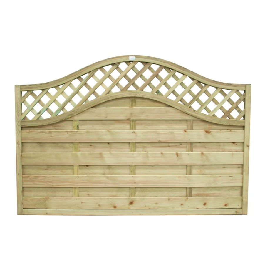 Homebase Garden Fencing | Forest Prague Fence Panel - 4Ft - Pack Of 4