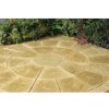 Homebase Paving Stones & Slabs | Stylish Stone Chantry Circle Kit 2.4M - Gold