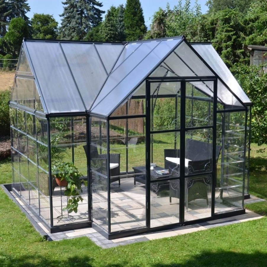 Homebase Garden Buildings | Palram - Canopia Victory Orangery Garden Chalet