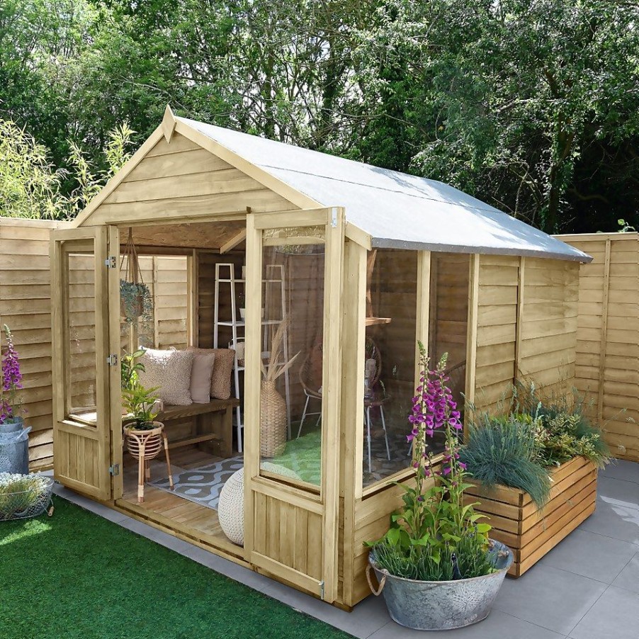 Homebase Garden Buildings | Oakley Overlapapex Summerhouse 8X10 (Home Delivery)