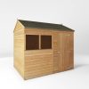 Homebase Garden Sheds | Mercia 8 X 6Ft Overlap Reverse Apex Shed