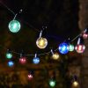 Homebase Solar Garden Lights | Homebase Edit 40 Festoon Solar Colour Lights