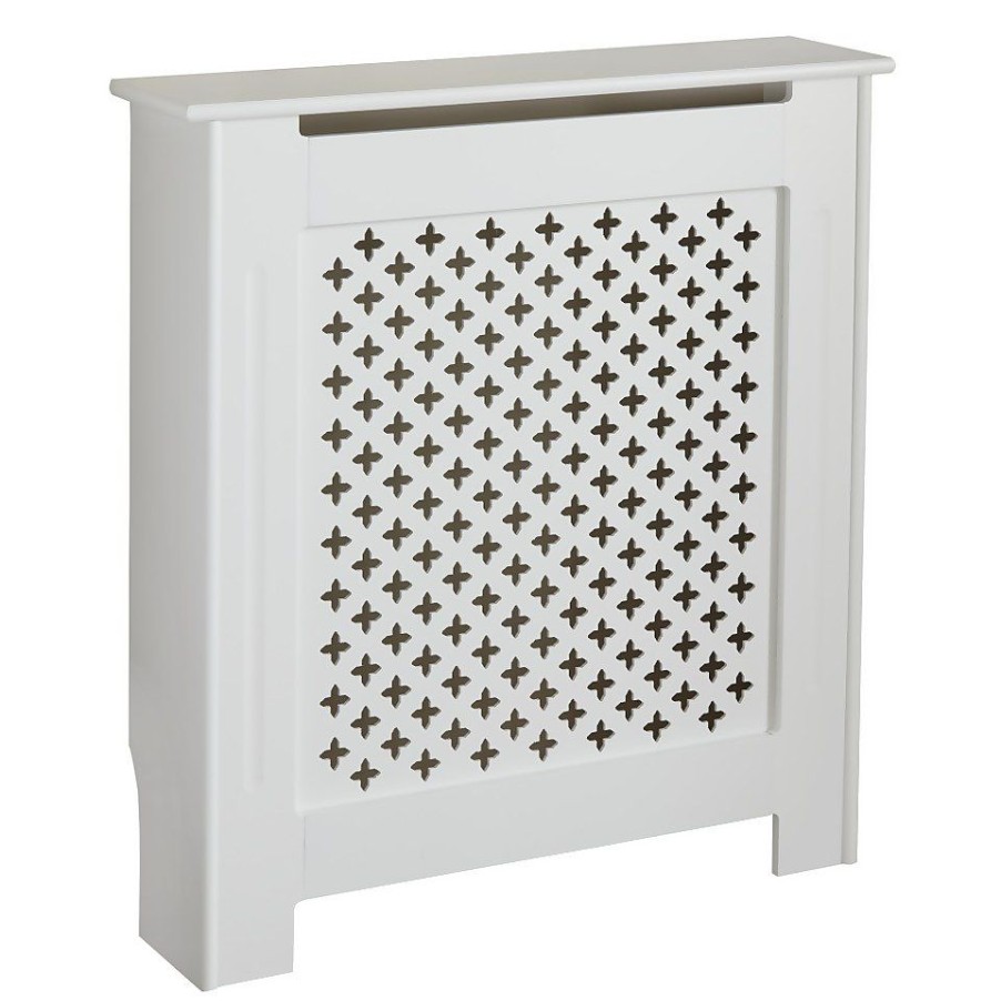 Homebase Hallway Furniture | Lloyd Pascal Radiator Cover With Classic Style In White - Mini