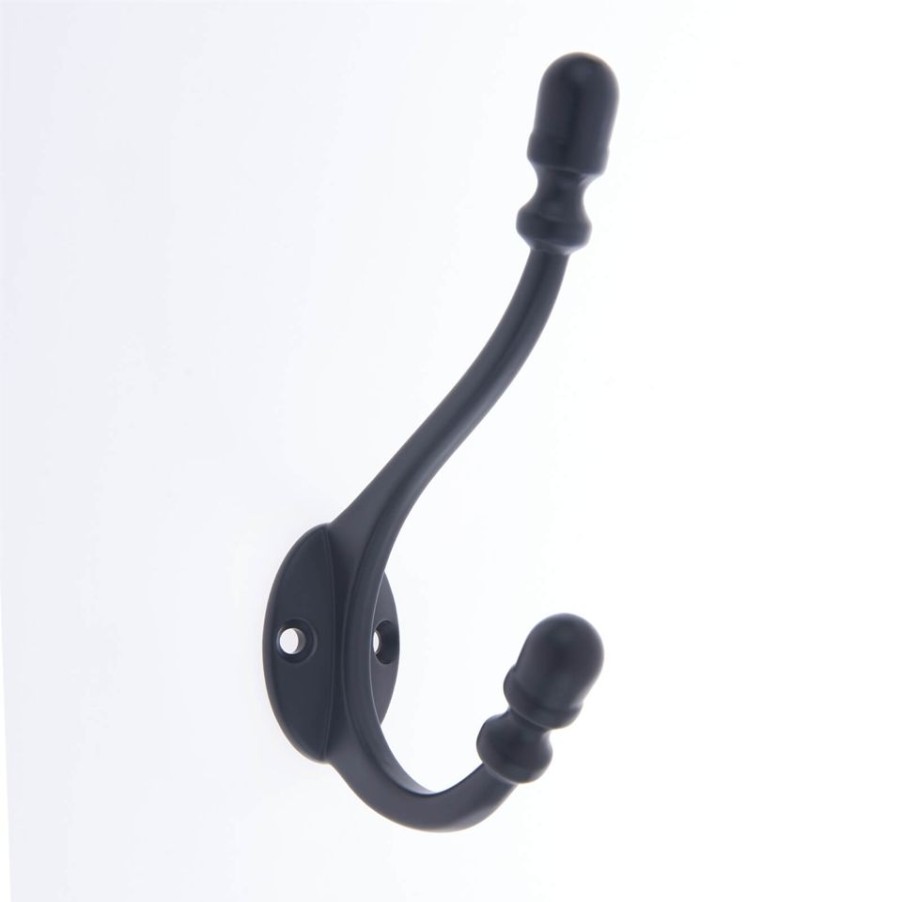 Homebase Hallway Furniture | Antique Deco Hook - Matt Black