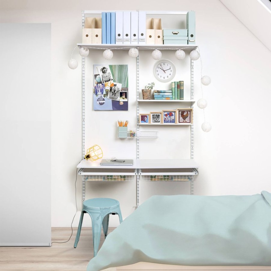 Homebase Wall Shelves | Shelf White 1200X16X200Mm