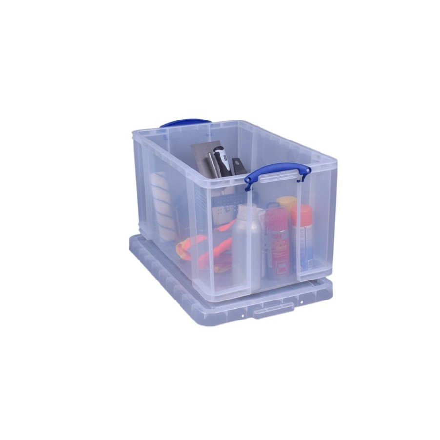 Homebase Storage & Home Deals | Really Useful Storage Box - Clear - 84L