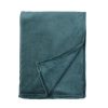 Homebase Bedspreads And Throws | Fleece Throw Teal 120X150Cm