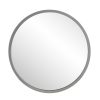 Homebase Mirrors | Round Mirror - Silver - 50Cm