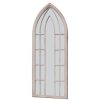 Homebase Mirrors | Mirroroutlet Somerley Sunflower Gothic Arch Large Garden Mirror - 150X61 Cm