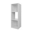 Homebase Cube Storage | Compact Cube 3X1 Storage Unit - White