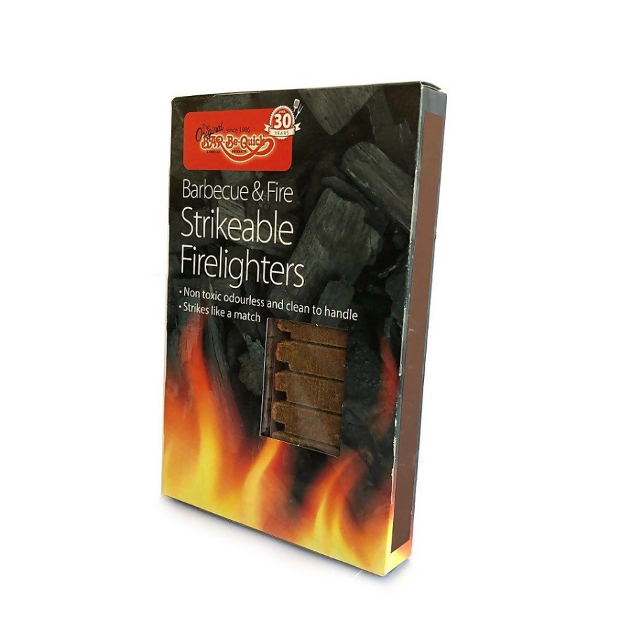 Homebase Bbq Fuel | Bar-Be-Quick Strikable Firelighters - 24 Pack