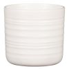 Homebase Plant Pots | Scheurich Ripple White Indoor Pot - 20Cm