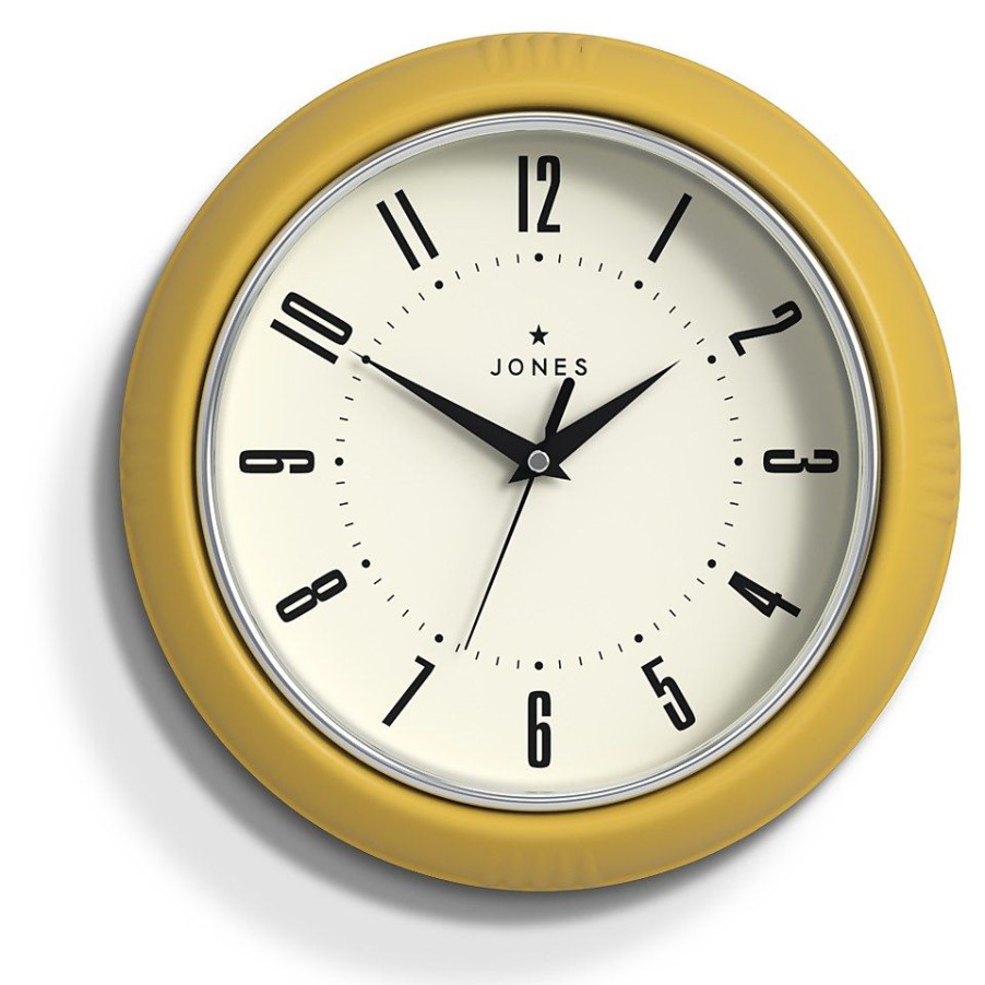 Homebase Clocks | Jones Ketchup Clock - Ochre