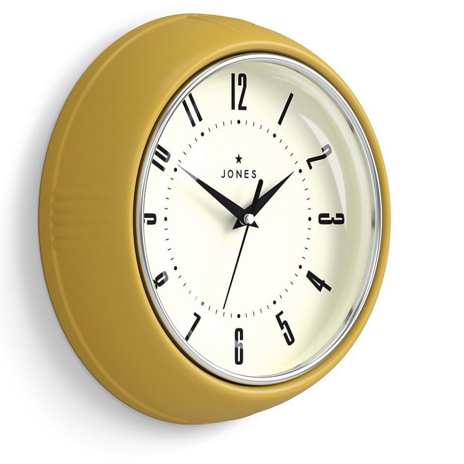 Homebase Clocks | Jones Ketchup Clock - Ochre