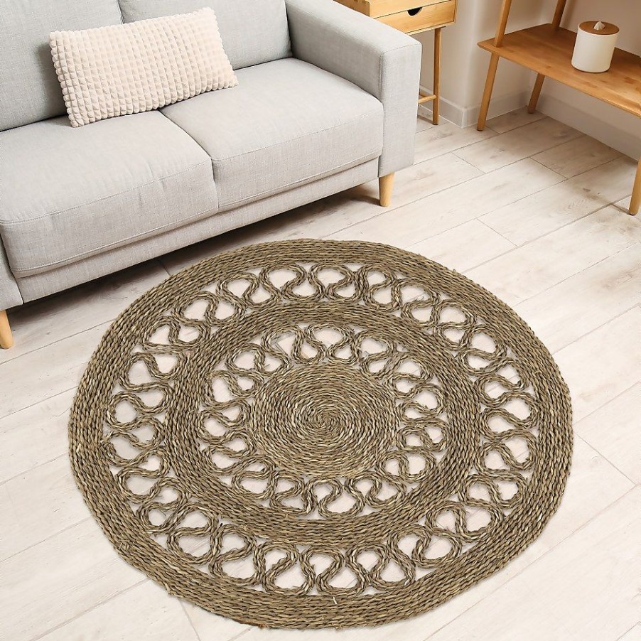 Homebase Rugs | Seagrass Circle Rug - Target - 150Cm