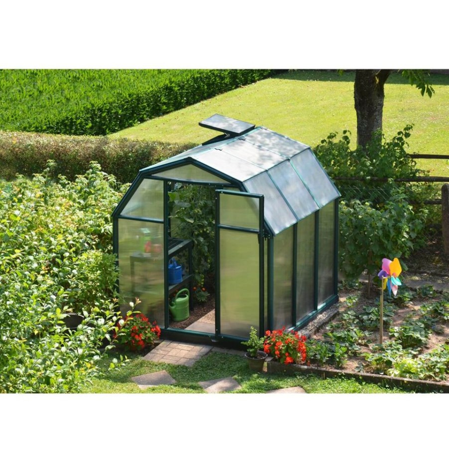 Homebase Greenhouses | Palram 6 X 6Ft Canopia Eco Grow Greenhouse - Green