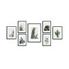 Homebase Photo Frames | Set Of Gallery Frames 7Pcs Black