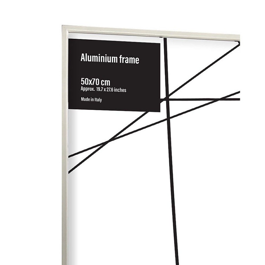 Homebase Photo Frames | Aluminium Photo Frame - 50X70Cm - White