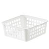 Homebase Clothes Storage | Smartstore 1L Wardrobe Basket - White