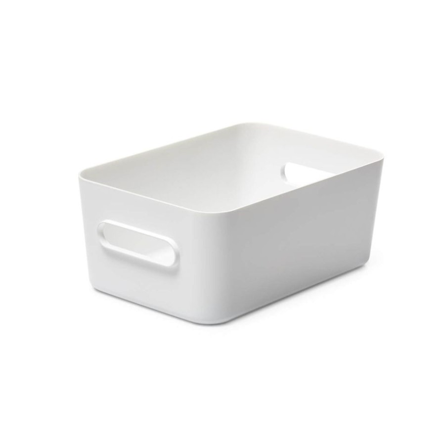 Homebase Storage Boxes | Smartstore Compact Medium Box - White