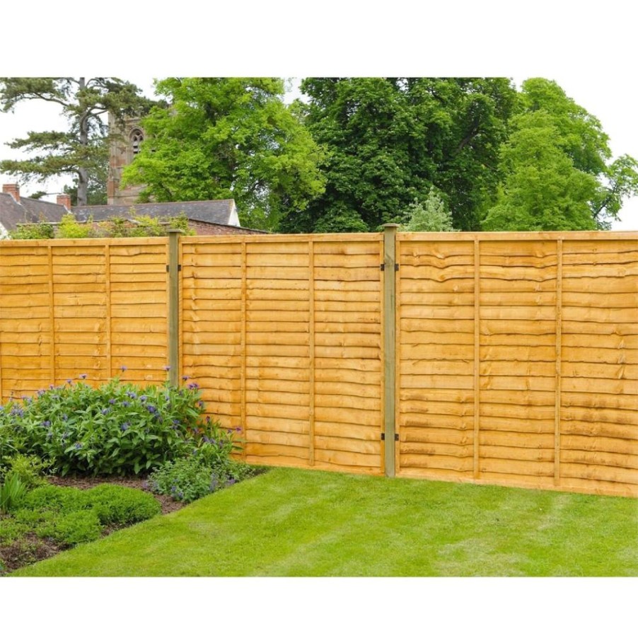 Homebase Garden Fencing | Forest Lap Fence Panel - 6X4Ft