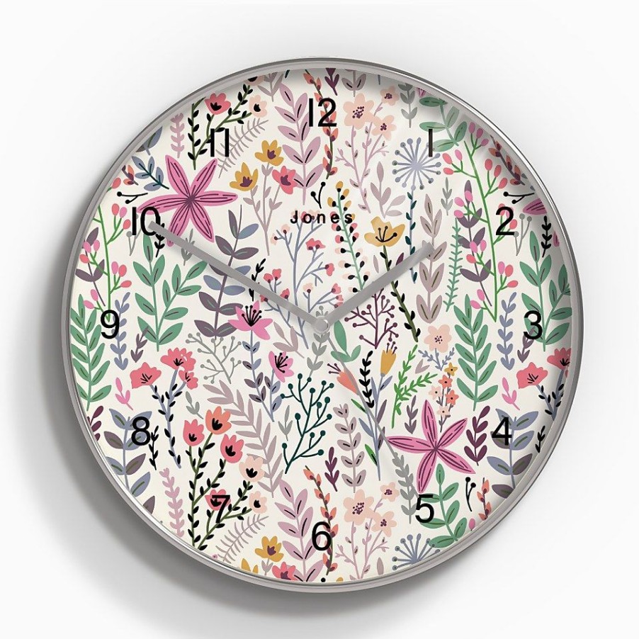 Homebase Clocks | Jones Crystal Wall Clock - Floral