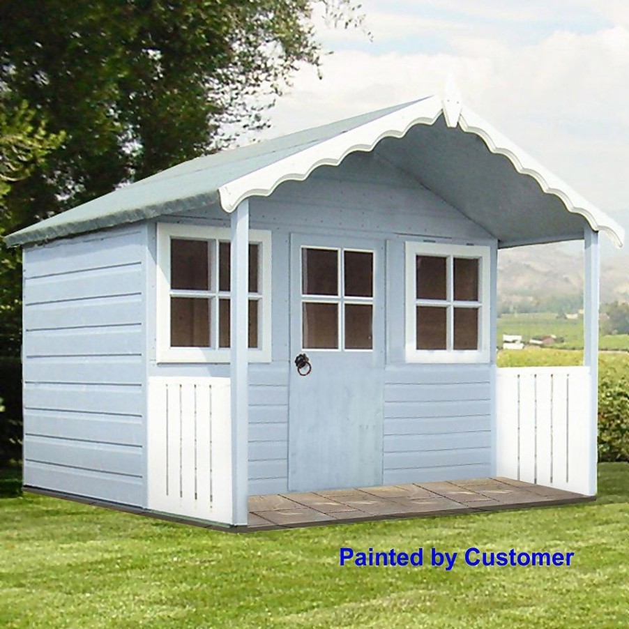 Homebase Garden Buildings | Shire 6 X 5Ft Stork Kids Wooden Playhouse - Including Installation